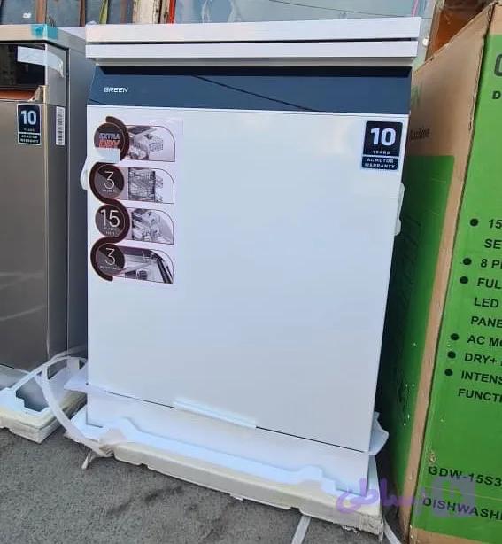 ماشین ظرفشویی 15نفره گرین مدلGWD-15S3