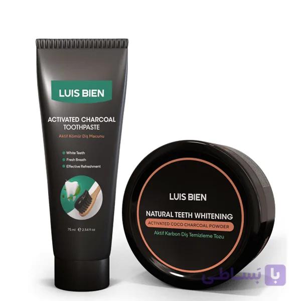 پکیج سفید کننده دندان کربن اکتیو (لوییس بین) LUIS BIEN — تصویر 1