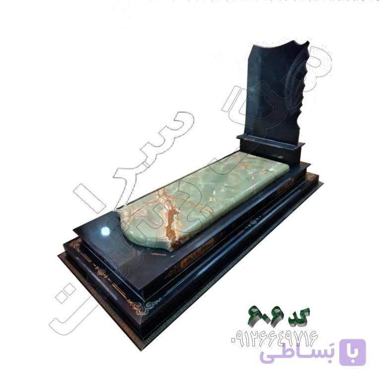 سنگ مزار مرمر سبز کد 606