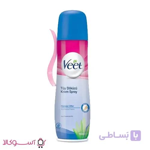اسپری موبر بدن ویت مخصوص پوست حساس حجم 150میل — تصویر 1