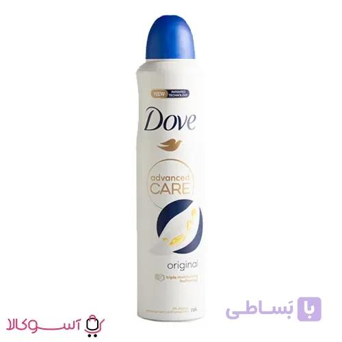 اسپری ضد تعریق زنانه داو مدل Advanced Care حجم 250 میل