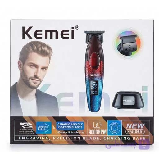 ماشین اصلاح حرفه‌ای فلزی کیمی (KEMEI) مدل KM-1669 — تصویر 1
