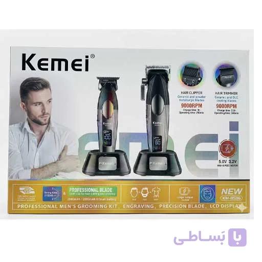 ماشین اصلاح و پیرایش حرفه‌ای کِیمی (KEMEI) مدل KM-8536 — تصویر 1