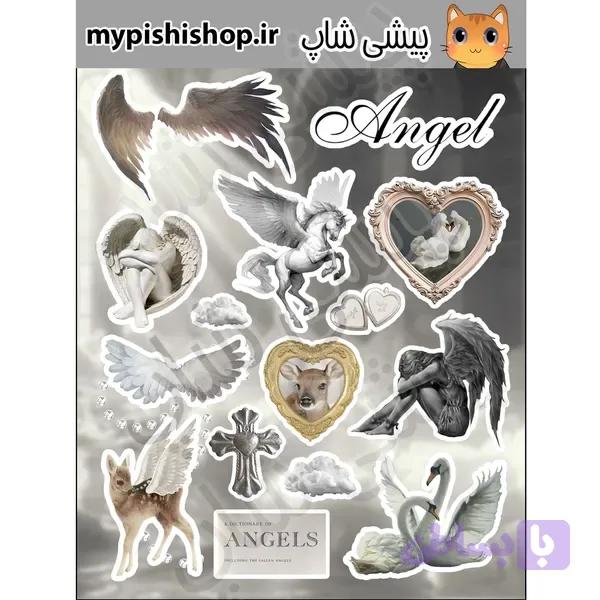 پک استیکر ضد آب Angelic