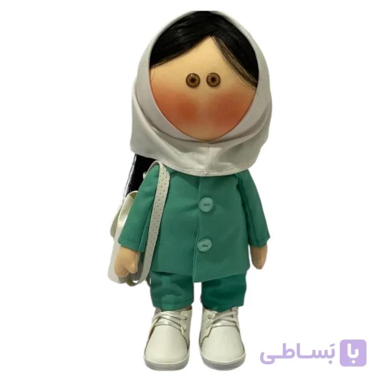 عروسک دانش آموز لباس فرم سبز