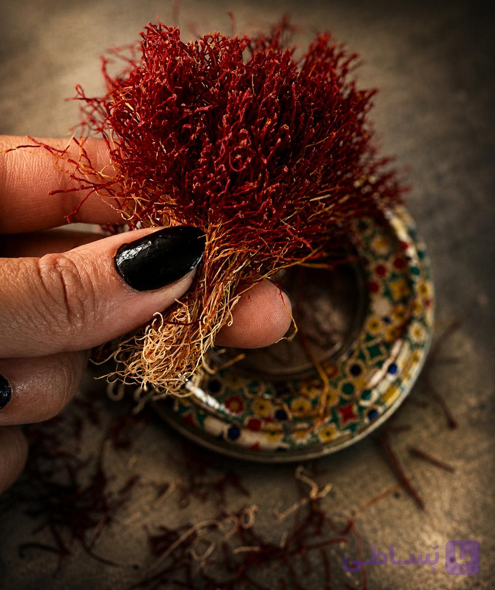 زعفران دخترپیچ(دسته) یک مثقالی 4.6 گرم