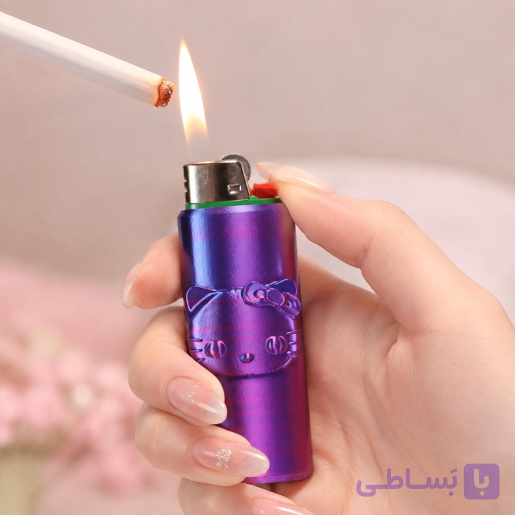 فندک دخترونه طرح کیتی — تصویر 1