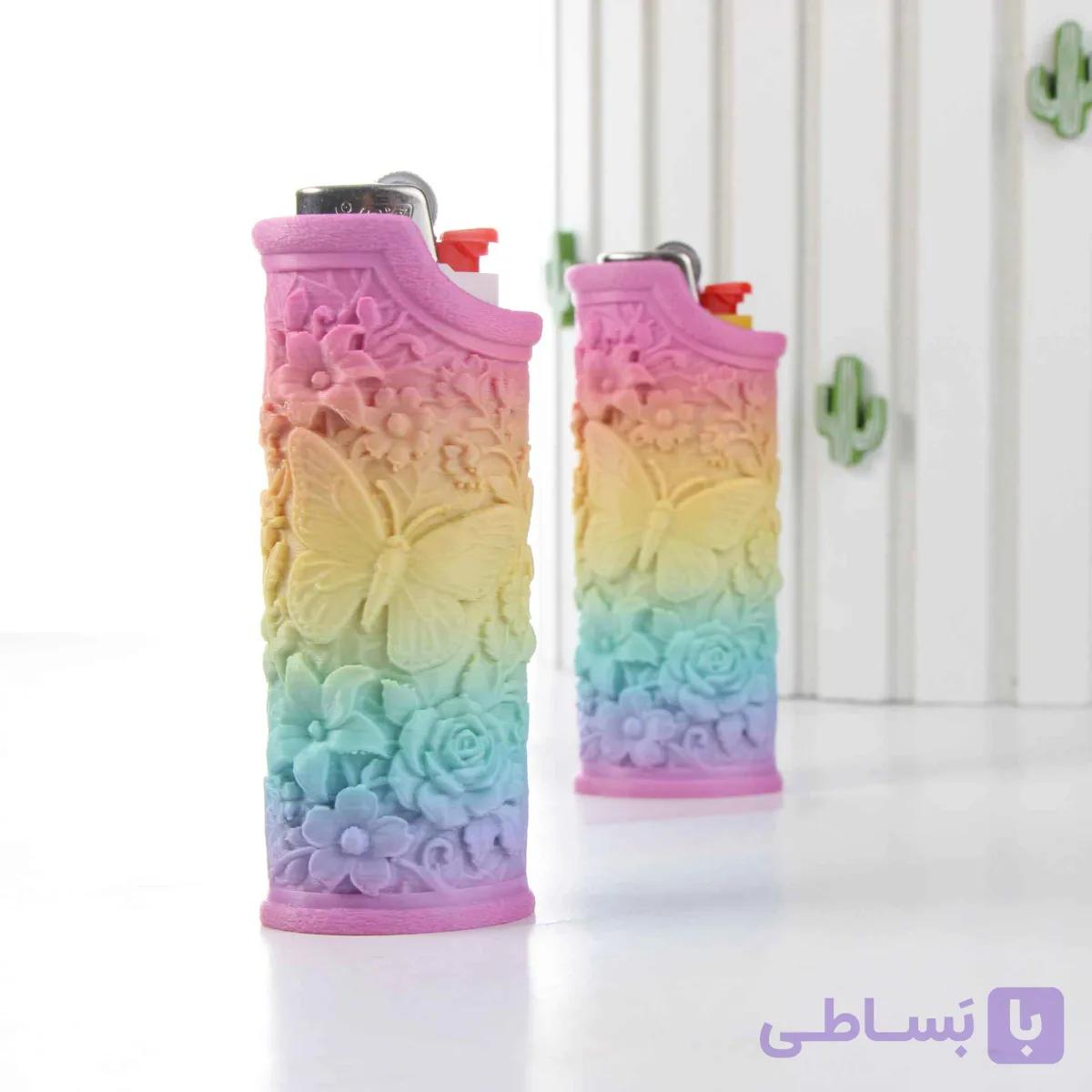 فندک دخترونه طرح پروانه — تصویر 1