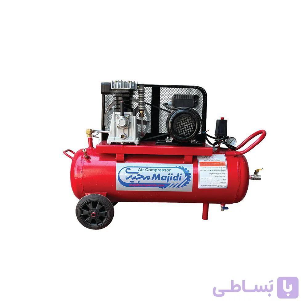 کمپرسور باد ۱۵۰ لیتری مجیدی 2 پیستون دینام ۲.۵ اسب — تصویر 1
