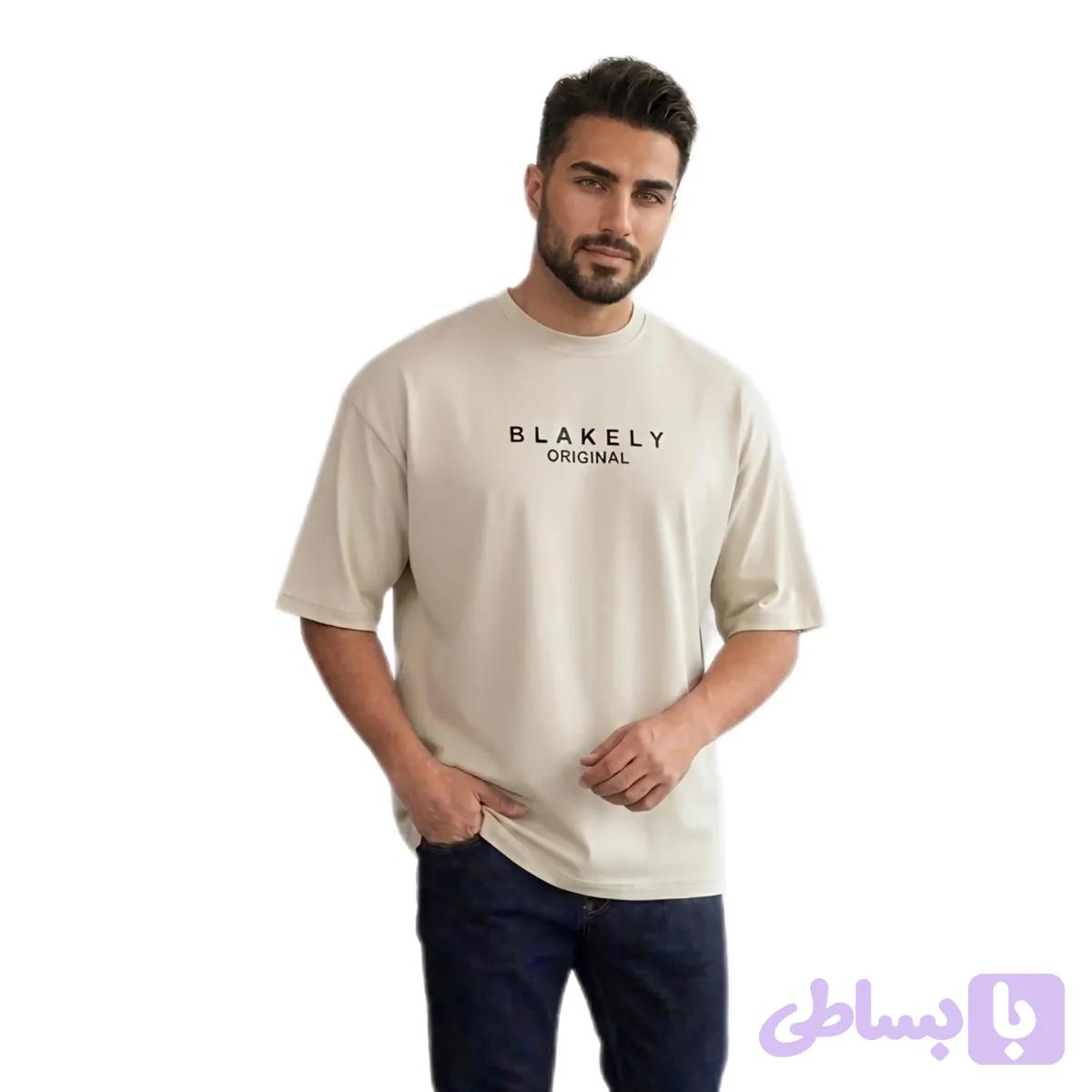 تیشرت باکسی مردانه مدل T4 — تصویر 1