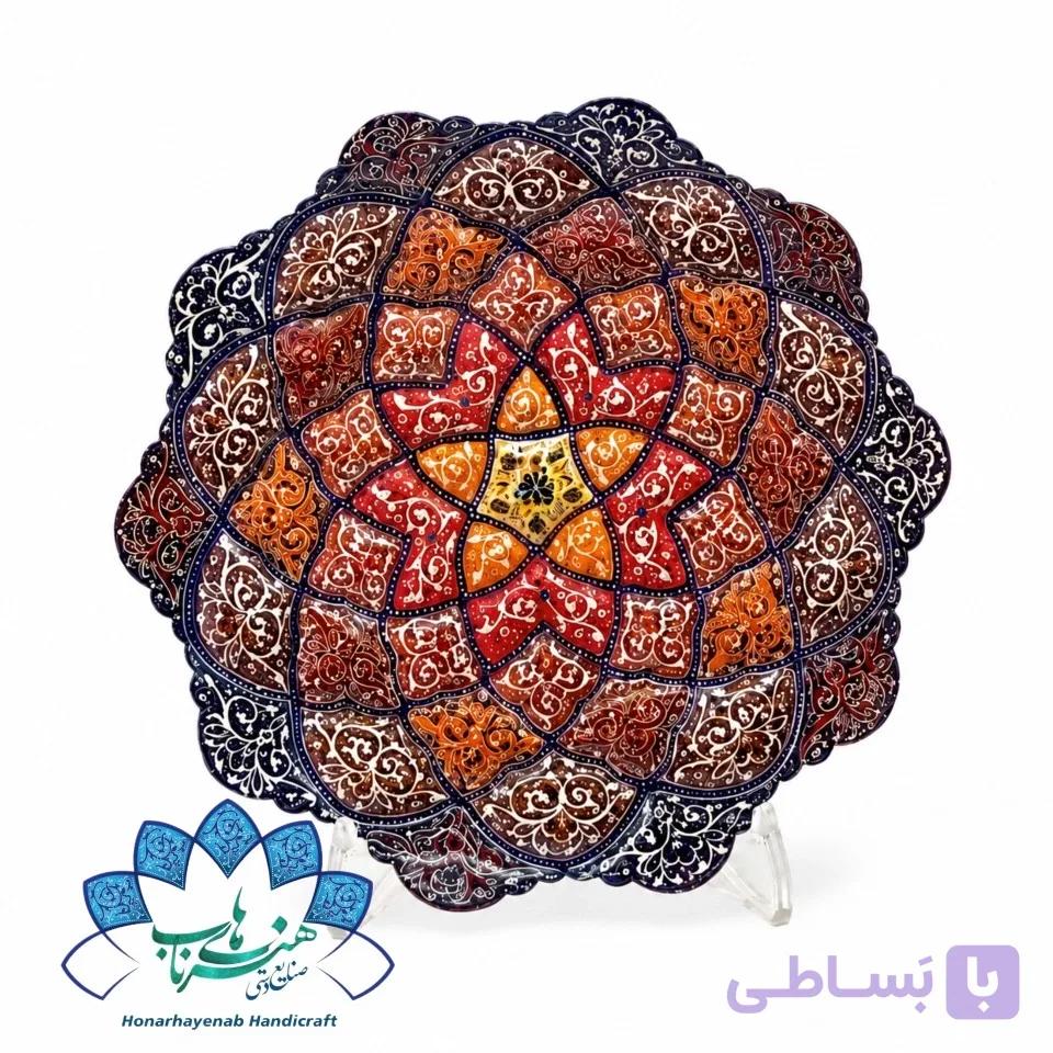 بشقاب میناکاری -کد1467