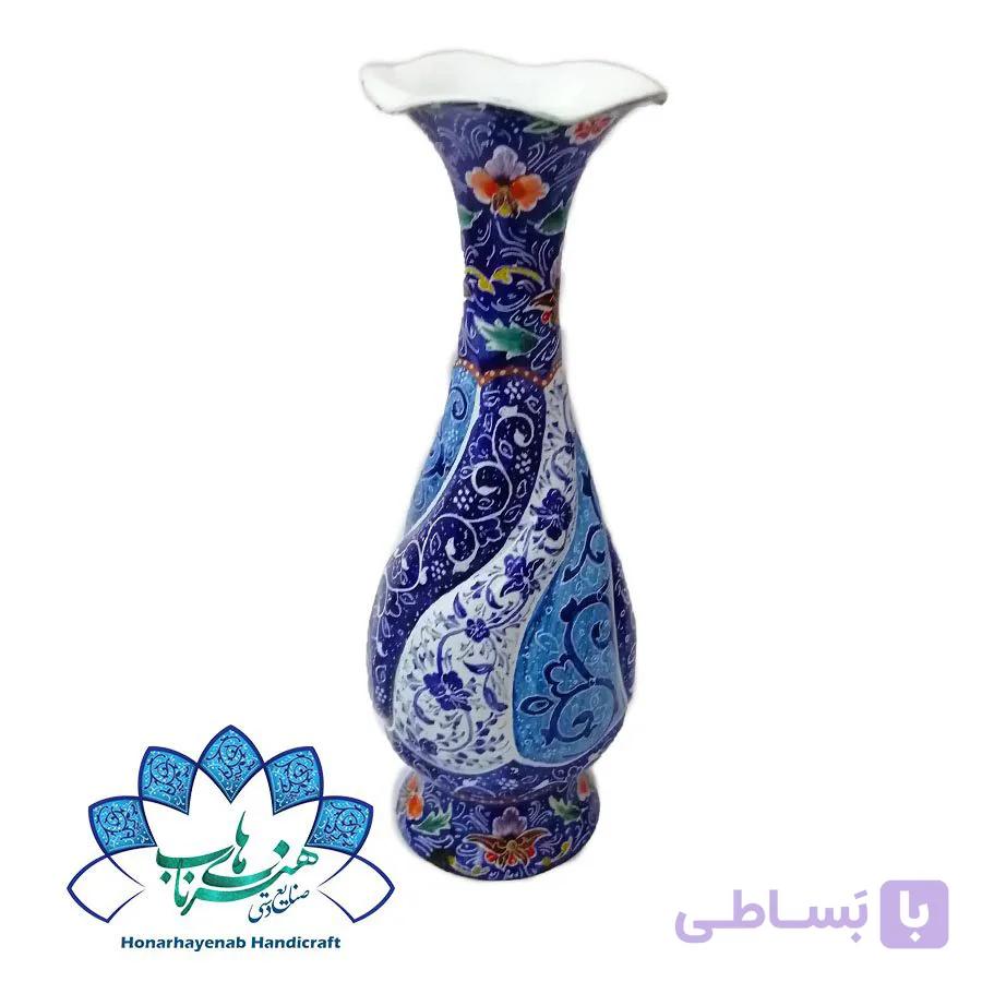 گلدان صراحی میناکاری – کد 516