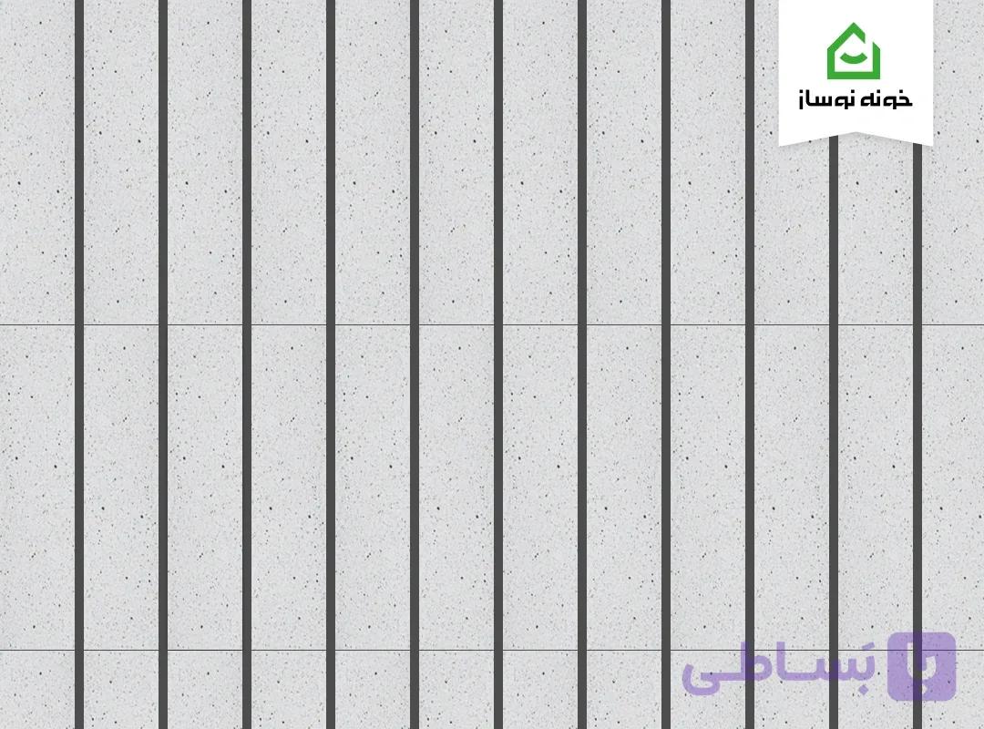 آجر نما نسوز طوسی روشن کد G1 آذرشین — تصویر 1