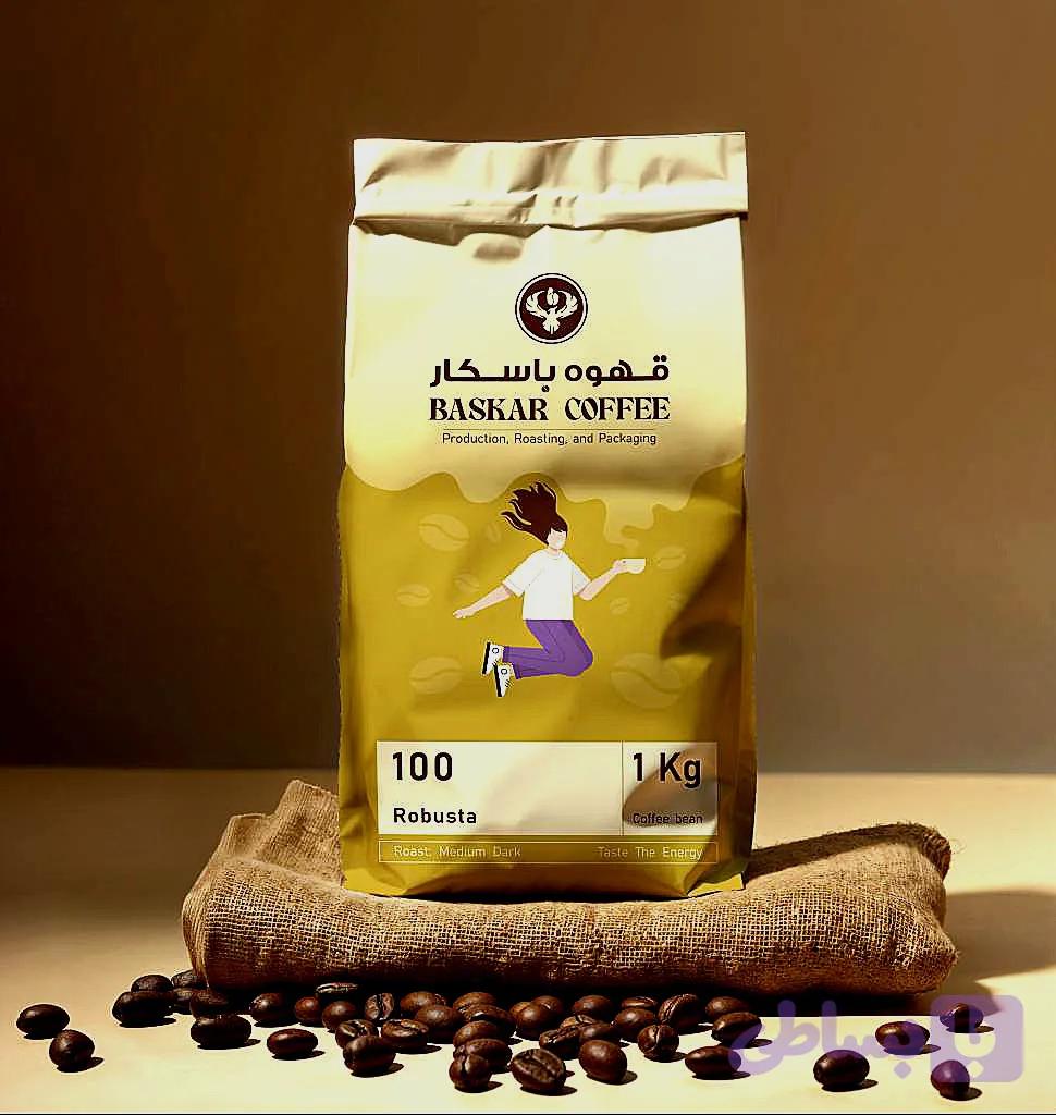 قهوه برند باسکار میکس هرمس 100 روبستا