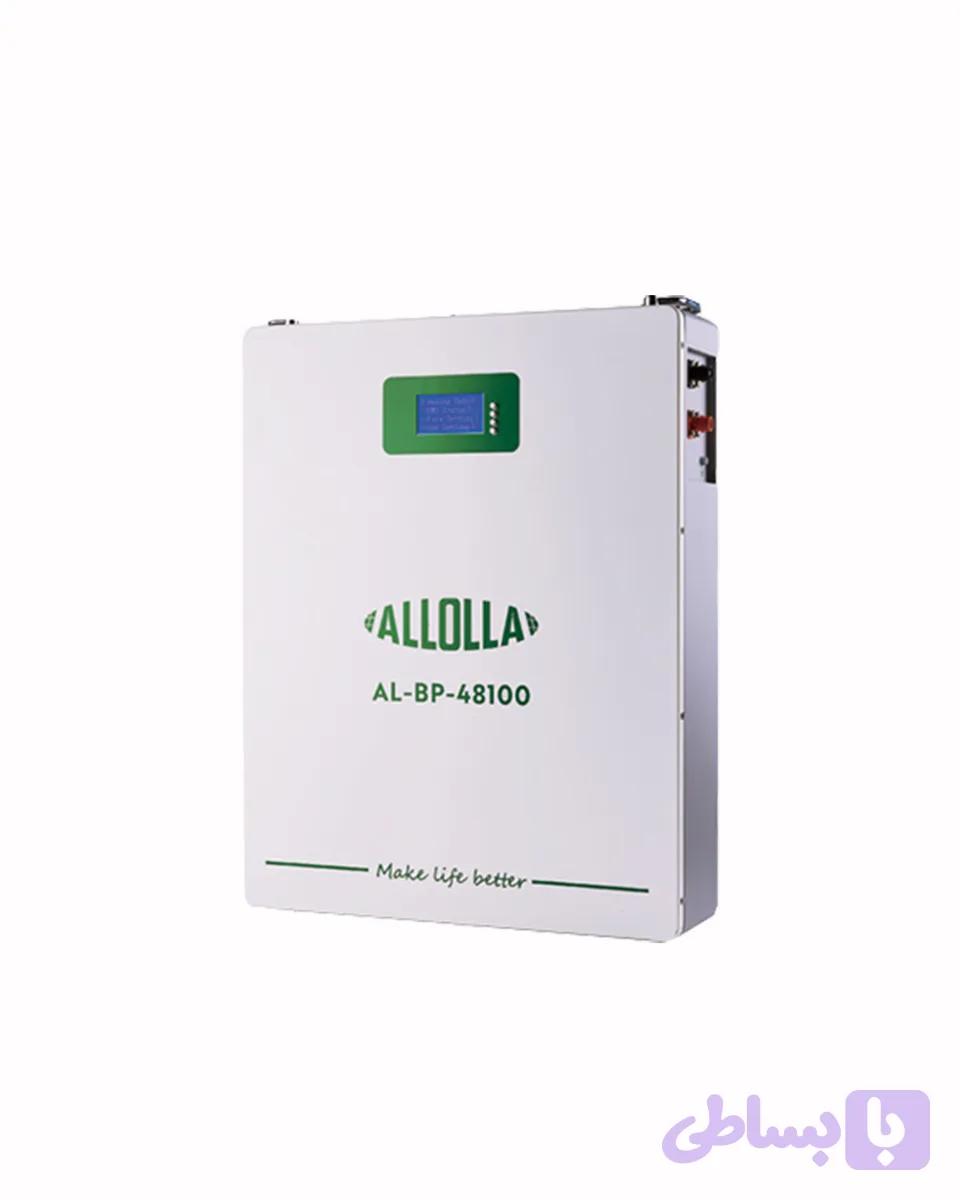باتری لیتیومی Allolla LiFePO4 5kWh مدل AL-BP-48100S WALL