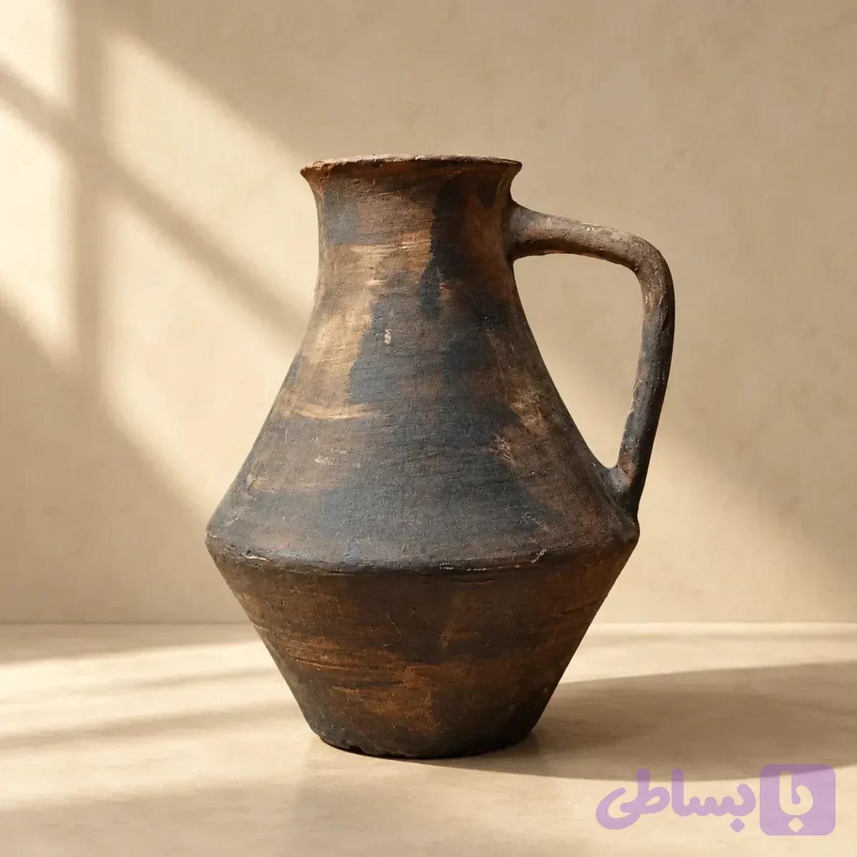 پارچ سفالی دکوراتیو — تصویر 1