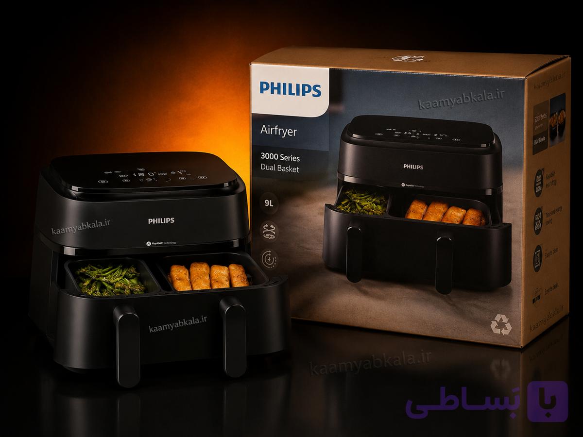 سرخ کن ۹ لیتری فیلیپس دو قلو na350