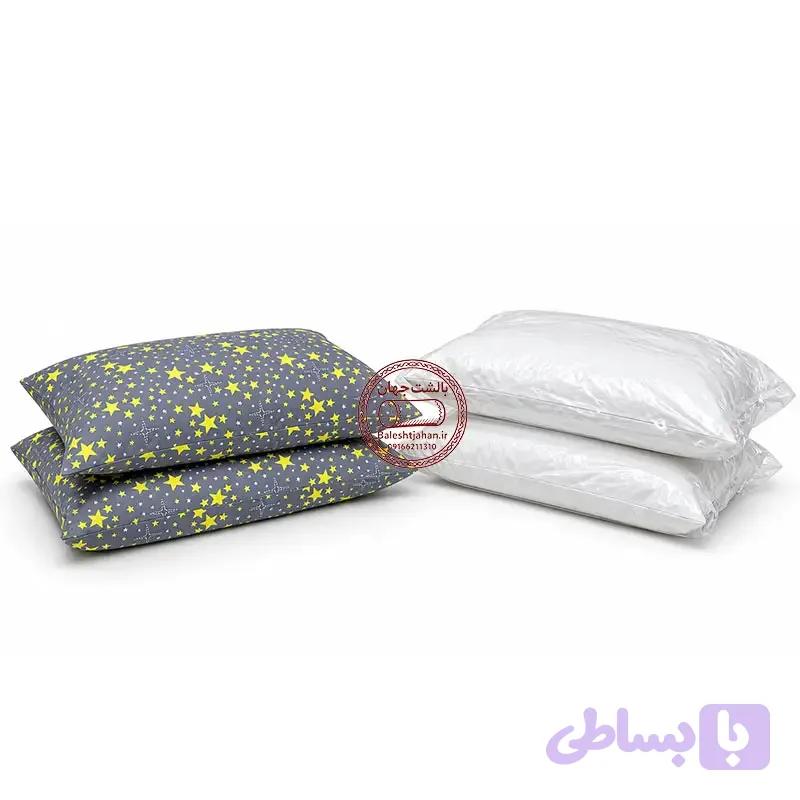 بالشت کتابی پر 2.5 کیلو متقال+آستر+کاور