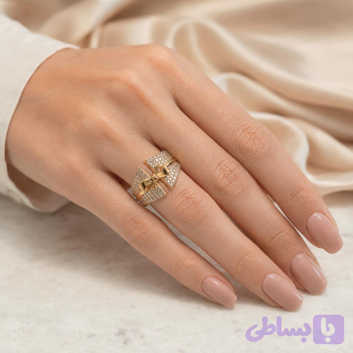 انگشتر ژوپینگ پاپیونی