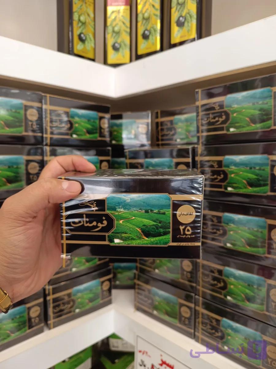 چای سیاه کیسه‌ای فومنات 25عددی — تصویر 1