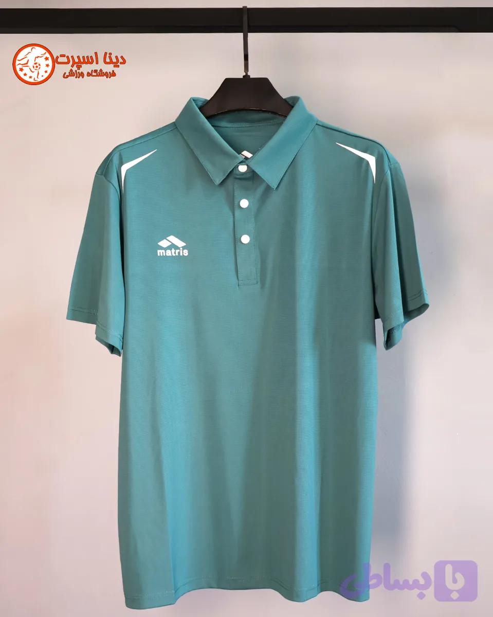 تیشرت مردانه ماتریس اورجینال مدل Snap Button Polo T-shirt