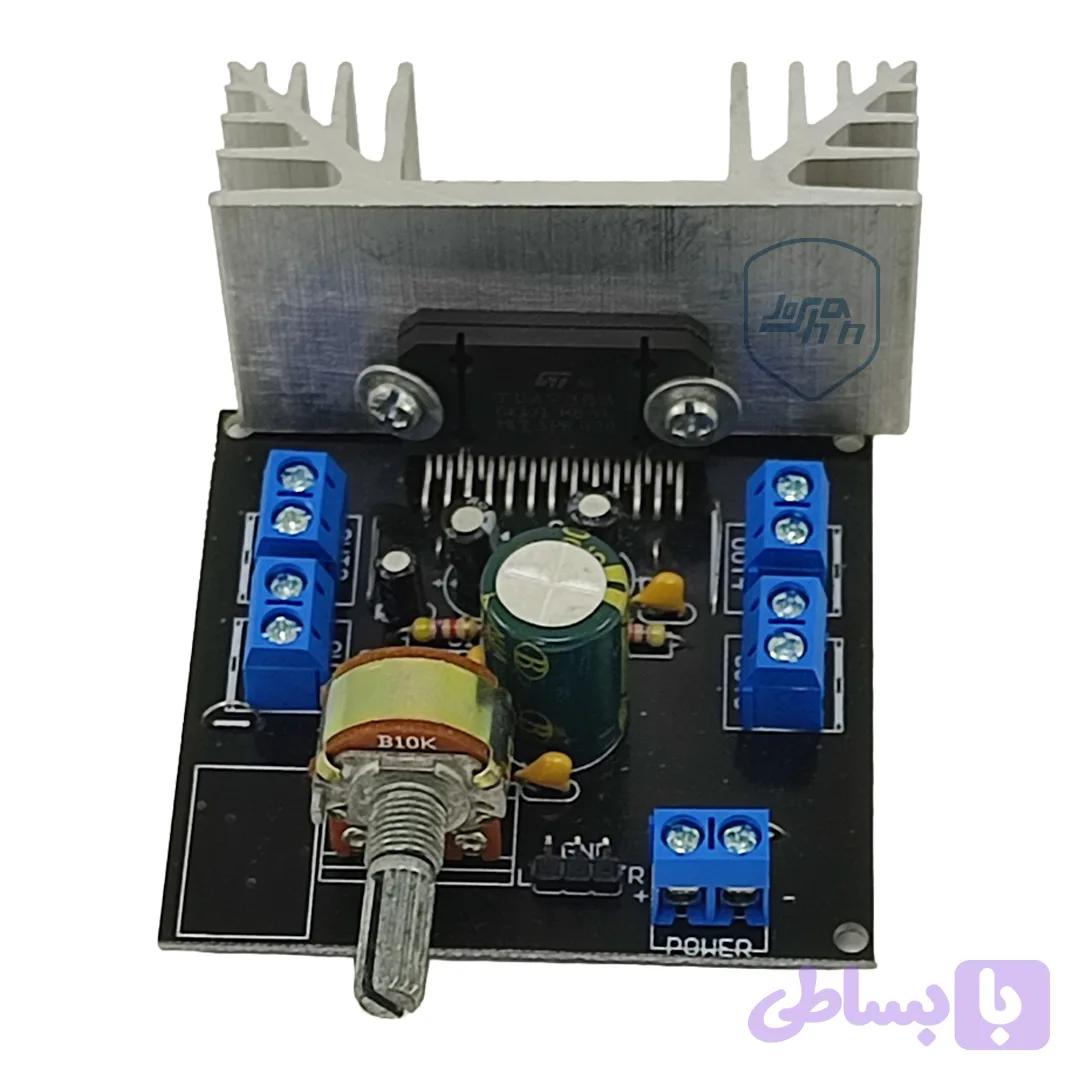 ماژول آمپلی فایر 4 کانال TDA7388 بلوتوثی و بدون بلوتوث | توان 4×45 وات