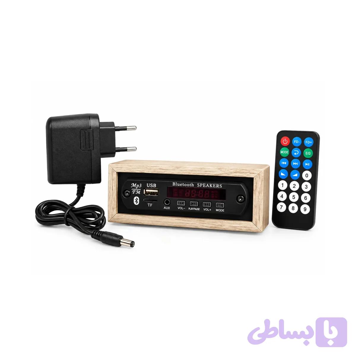 ماژول پلیر MP3 بلوتوثی 5.3 باکس‌دار با کنترل، خروجی RCA و آداپتور