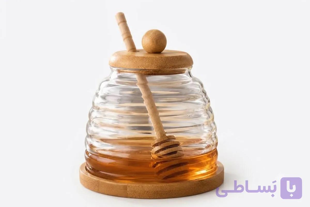 جاعسلی پیرکس درب بامبو ساده