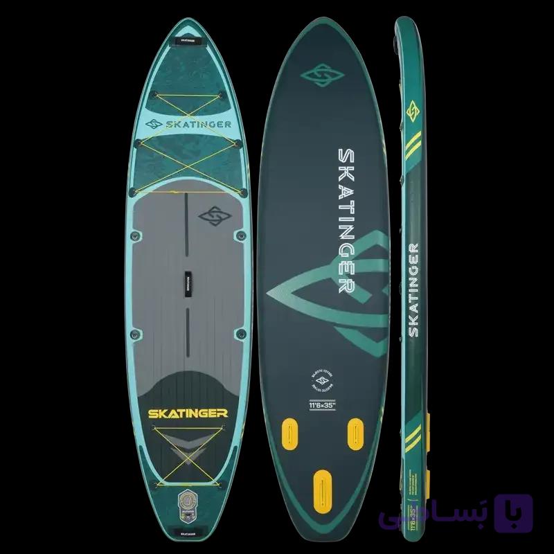 پدل برد بادی skatinger مدل fishing green