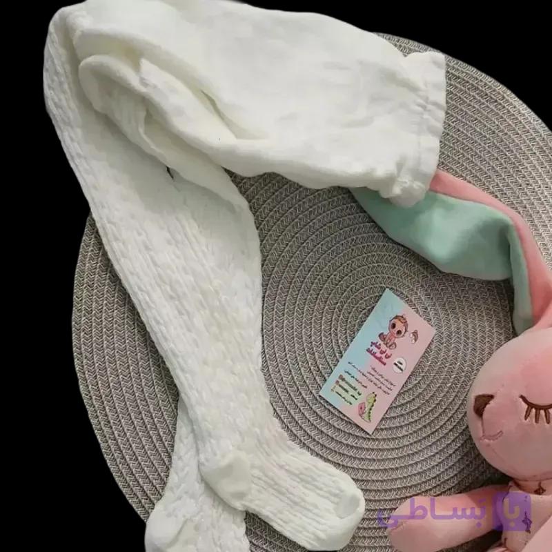 جوراب شلواری دخترانه مجلسی طرح گندم | مدل شیک و راحت برای استایل کودکانه