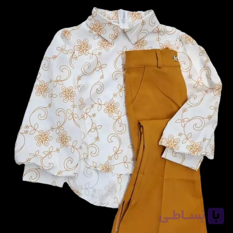 شومیز و شلوار دخترانه شیک | ست شومیز و شلوار مجلسی دخترانه