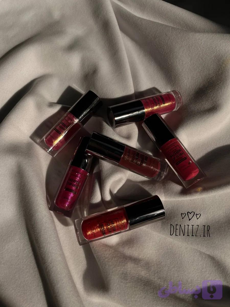 لیپ گلاس اکلیلی بیلیون بیوتی | Billion Beauty Glitter Lip Gloss