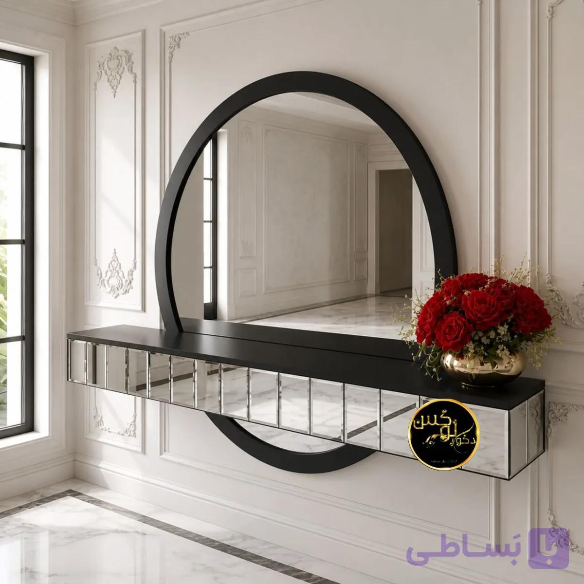 آینه باکس دیواری، mdf و آینه — تصویر 1