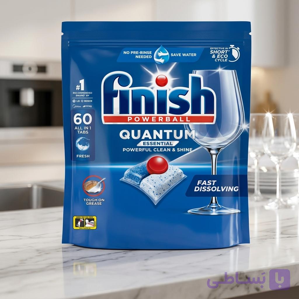 قرص ماشین ظرفشویی فینیش QUANTUM تعداد 72 تایی