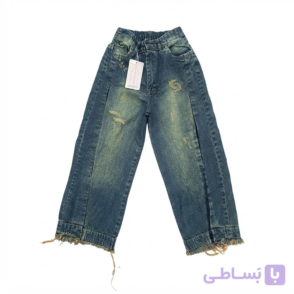 شلوار جین جورتس زنانه شست ممتاز ویژه آبی تینت رادو کد2184
