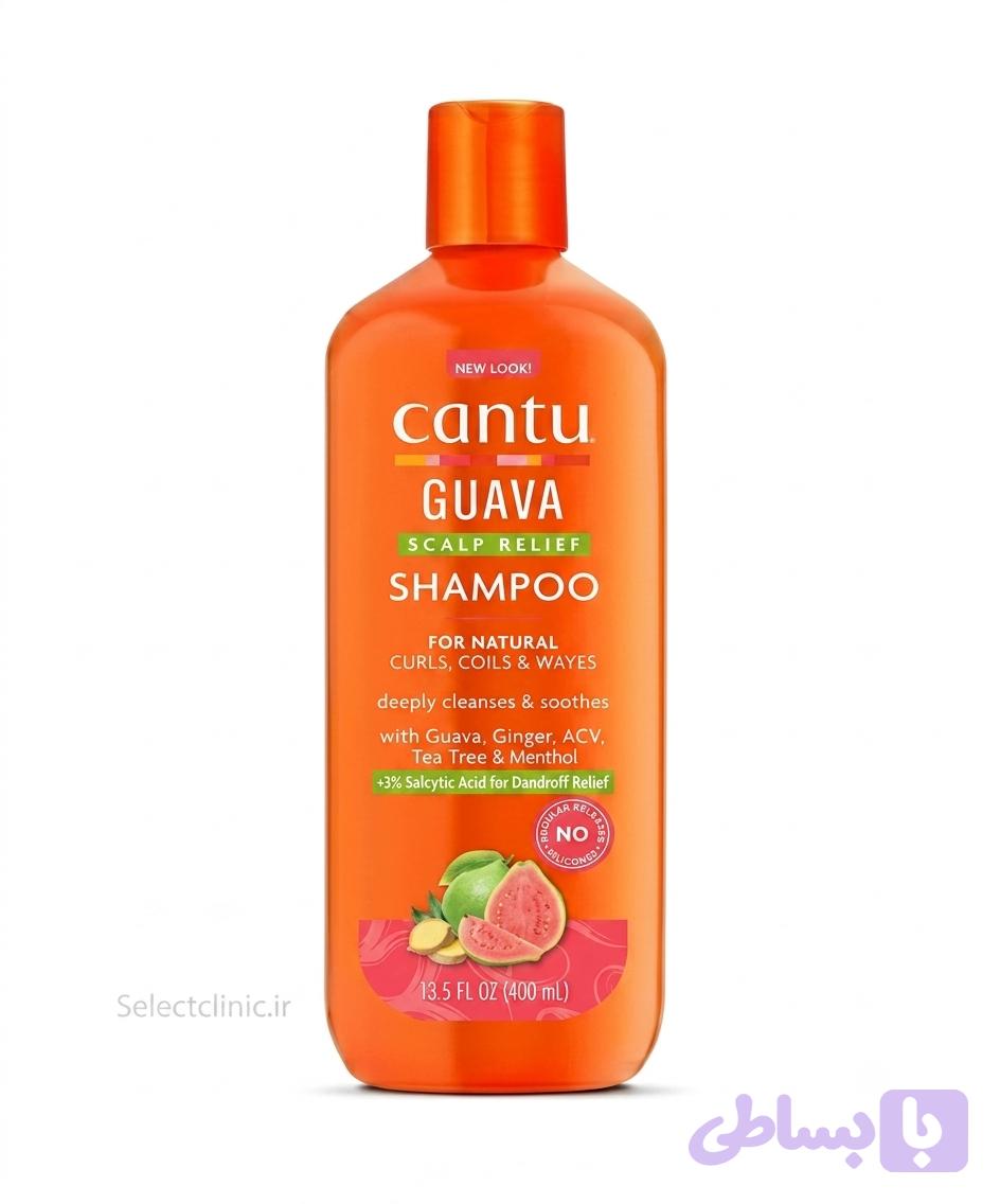 شامپو کانتو سری Scalp Relief با عصاره گوآوا و درخت چای — 400 میلی‌لیتر