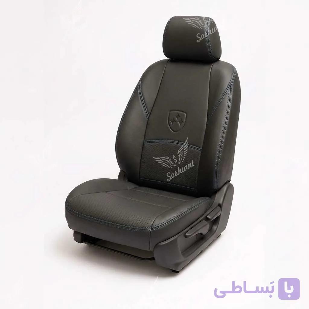 روکش صندلی اف ام سی FMC511 فردا موتور چرم مشکی — تصویر 1