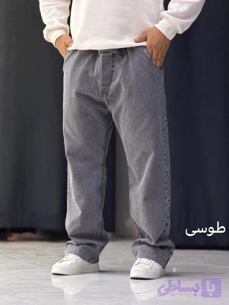 حراج . شلوار نیم بگ کمر کش — تصویر 1