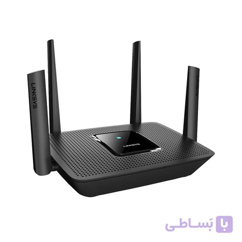 روتر سه بانده لینکسیس مدل Linksys Mesh Wifi 5 Router, Tri-Band, 3,000 Sq. ft Coverage, 25+ Devices, Supports Guest WiFi, Parent Control, 3.0Gbps (AC3000) MR9000 — تصویر 1