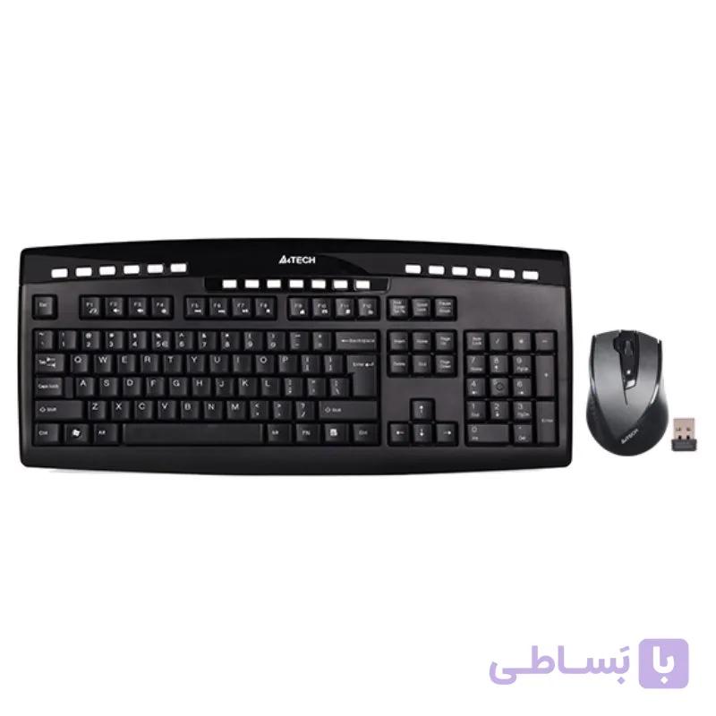 کیبورد و ماوس ای فورتک مدل A4Tech 9200F — تصویر 1