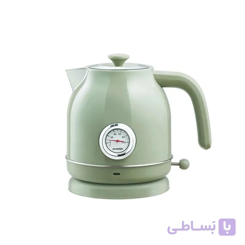 کتری برقی شیائومی QCOOKER Retro Electric Kettle Stainless Steel — تصویر 1