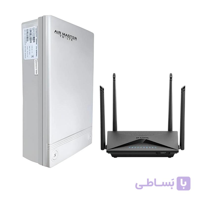 مودم فضای باز TD-LTE/4G ایر مستر مدل AirMaster 3000M CARIN روتر بی سیم دوبانده دی لینک مدل DIR-853 — تصویر 1