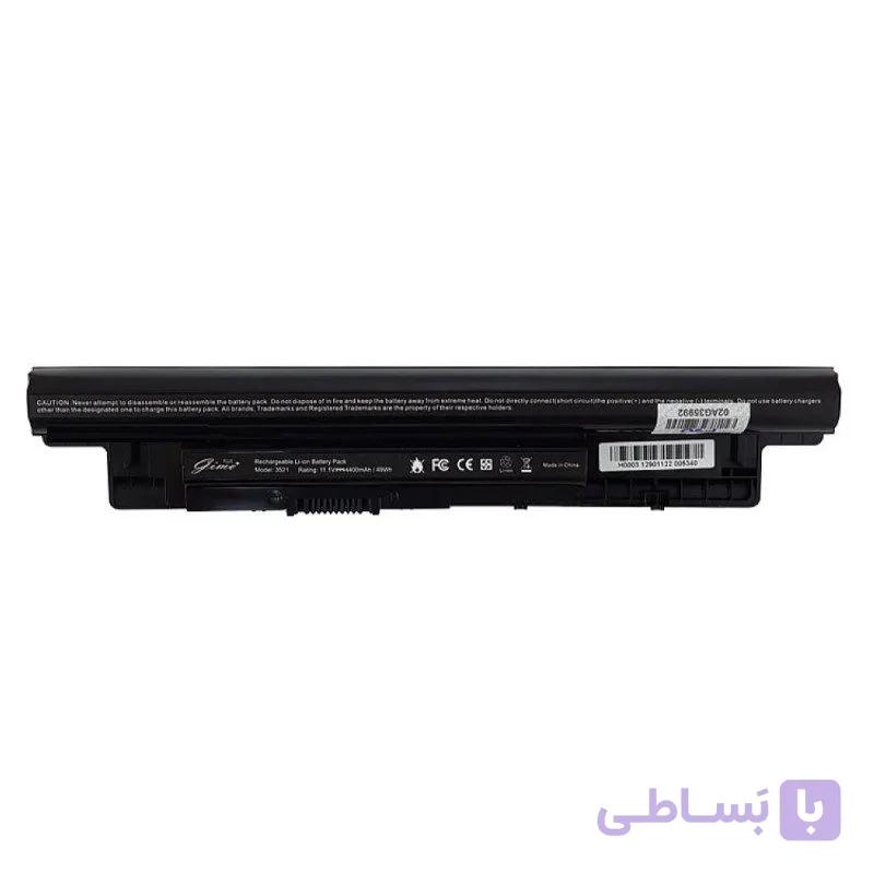 باتری لپ تاپ دل Inspiron 3521-5521-5537_6Cell مشکی-4400 میلی آمپر ساعت — تصویر 1