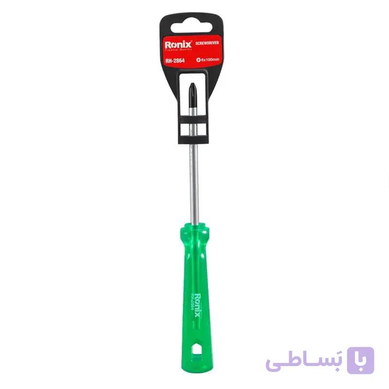 پیچ گوشتی 100×6 چهارسو RH-2864 — تصویر 1