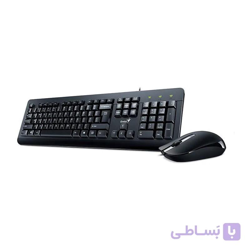 کیبورد و ماوس سیم‌دار جنیوس مدل Genius GN-KM-160