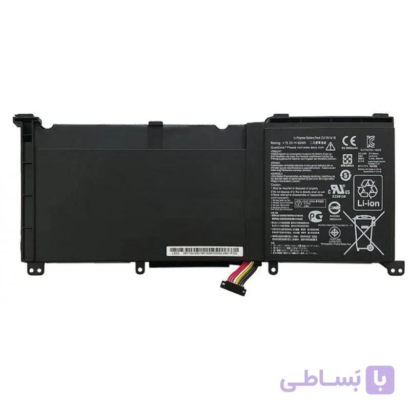 باتری لپ تاپ ایسوس ROG G501_C41N1416 داخلی-اورجینال — تصویر 1