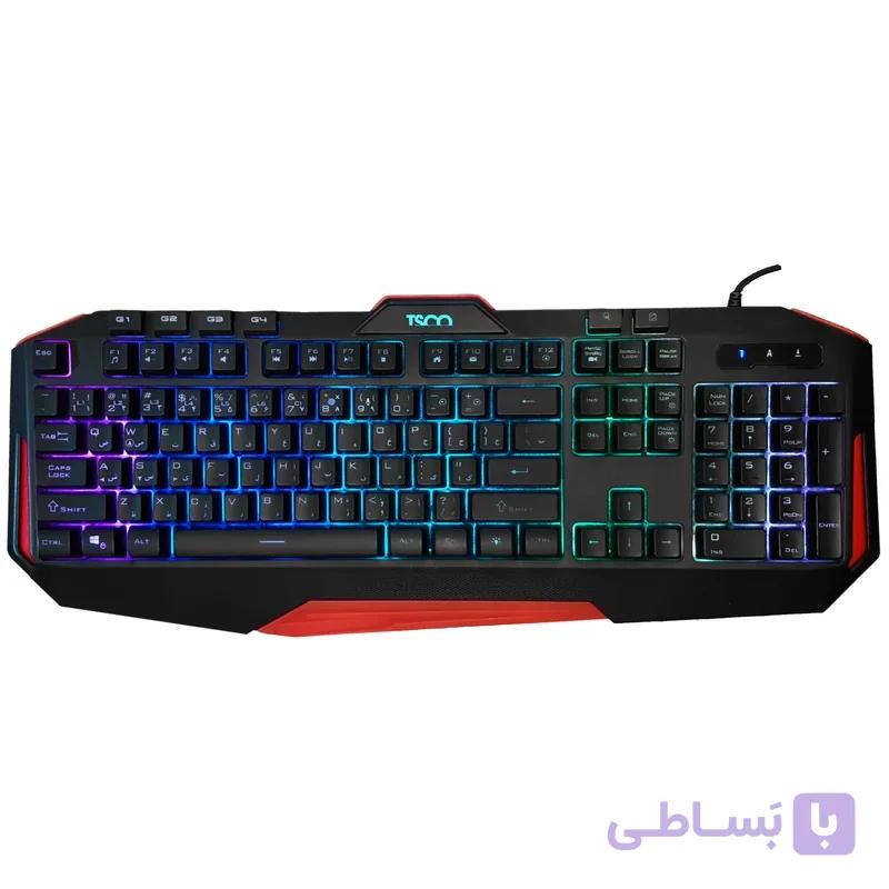 کیبورد مخصوص بازی تسکو مدل Tsco GK 8128 — تصویر 1