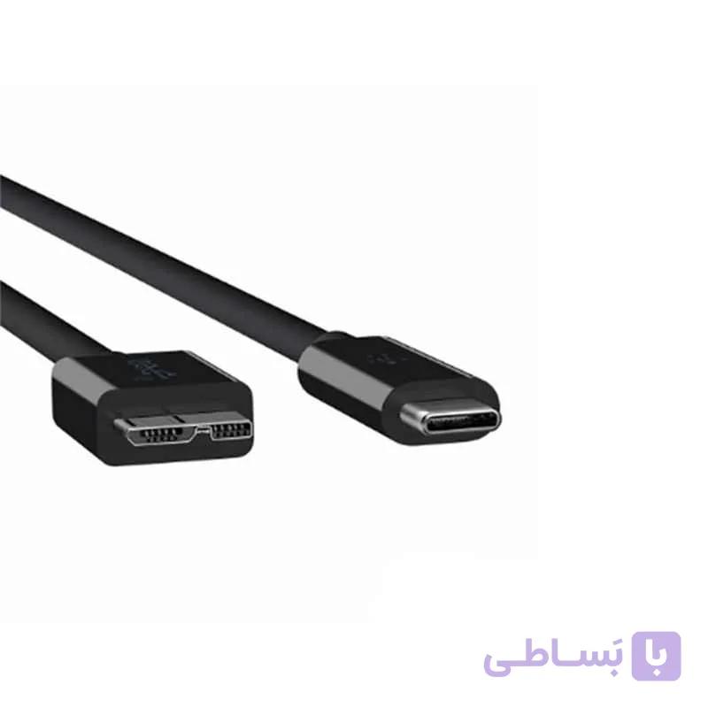 کابل تبدیل میکرو به USB-C کی نت مدل Knet K-CUBMC3006 — تصویر 1