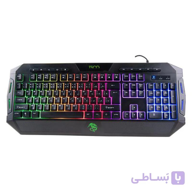 کیبورد سیم دار Tsco ts-8124 — تصویر 1
