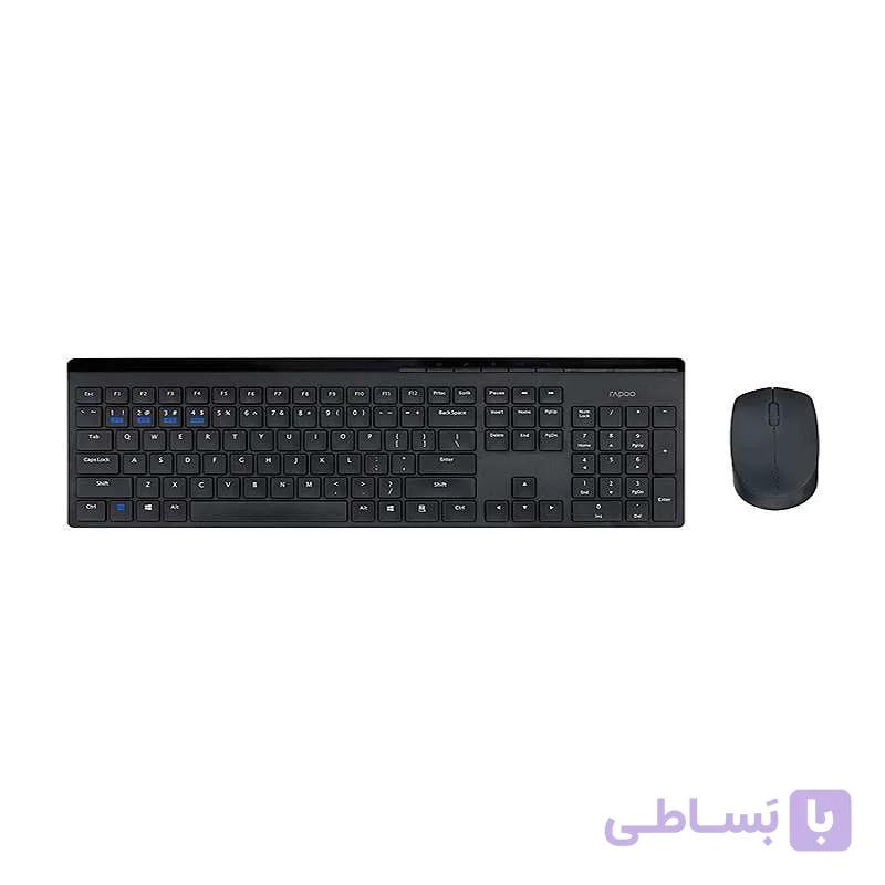 کیبورد و ماوس بی سیم رپو مدل Rapoo RP-8110M
